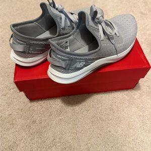 New Balance Light Gray Running Shoes